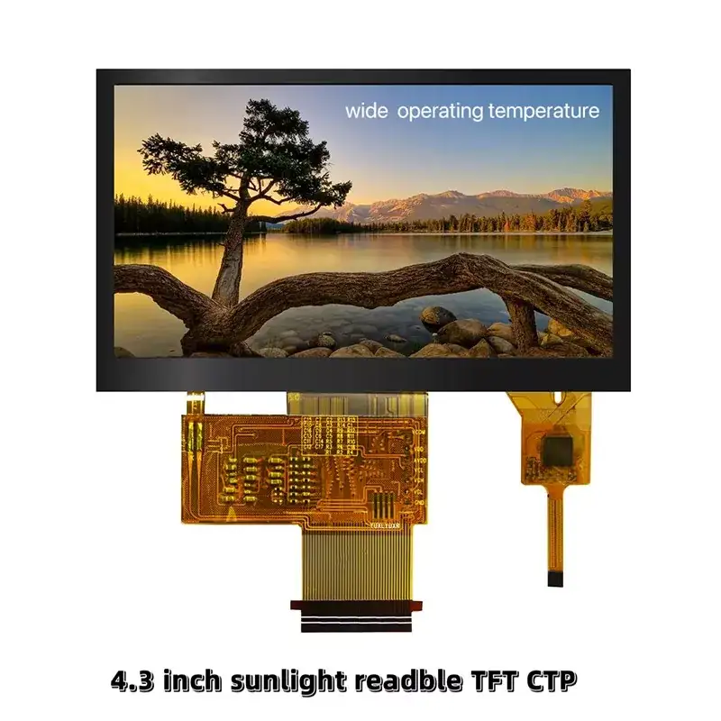 4.3 Inch 480x272 RGB TFT LCD Module with Capacitive Touch - VXT430HPWA-03C 4.3 Inch 480x272 RGB TFT LCD Module with Capacitive Touch - VXT430HPWA-03C
