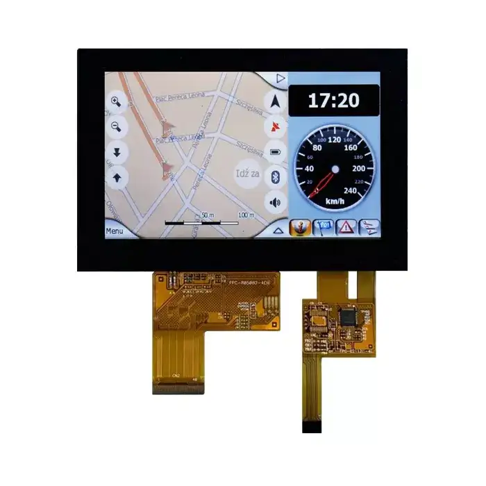 5.0 Inch 800x480 Transflective Sunlight Readable TFT LCD Module - VXT500BWEF-01 5.0 Inch 800x480 Transflective Sunlight Readable TFT LCD Module - VXT500BWEF-01