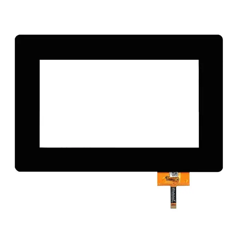 7 Inch G+G Capacitive Touch Panel with Mounting Holes and Mirror Finish - CTP-T700GF-18 7 Inch G+G Capacitive Touch Panel with Mounting Holes and Mirror Finish - CTP-T700GF-18